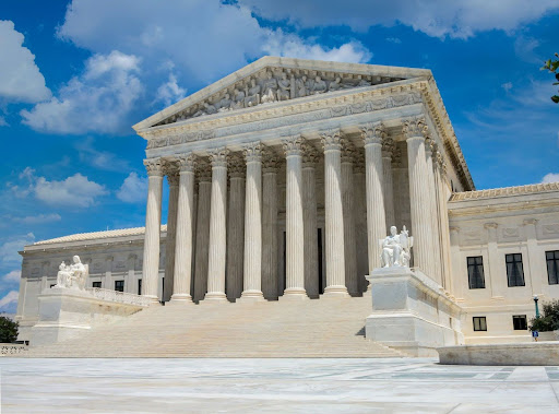 Photo of the Supreme Court building at the nation's capitol