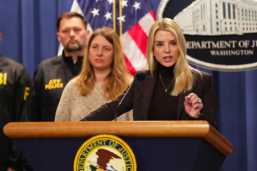 Photo of US Attorney General Pam Bondi 