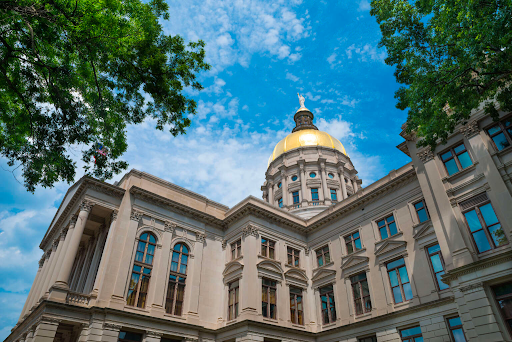 The Georgia Capitol is pictured in Atlanta, Georgia.