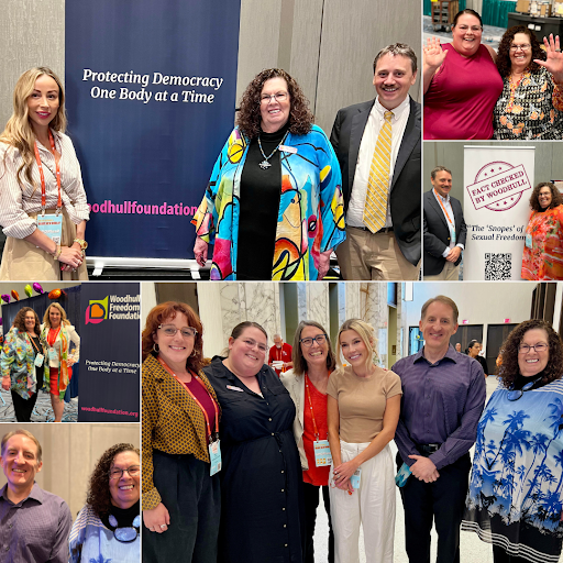 Collage of photos from FreedomFest 2024